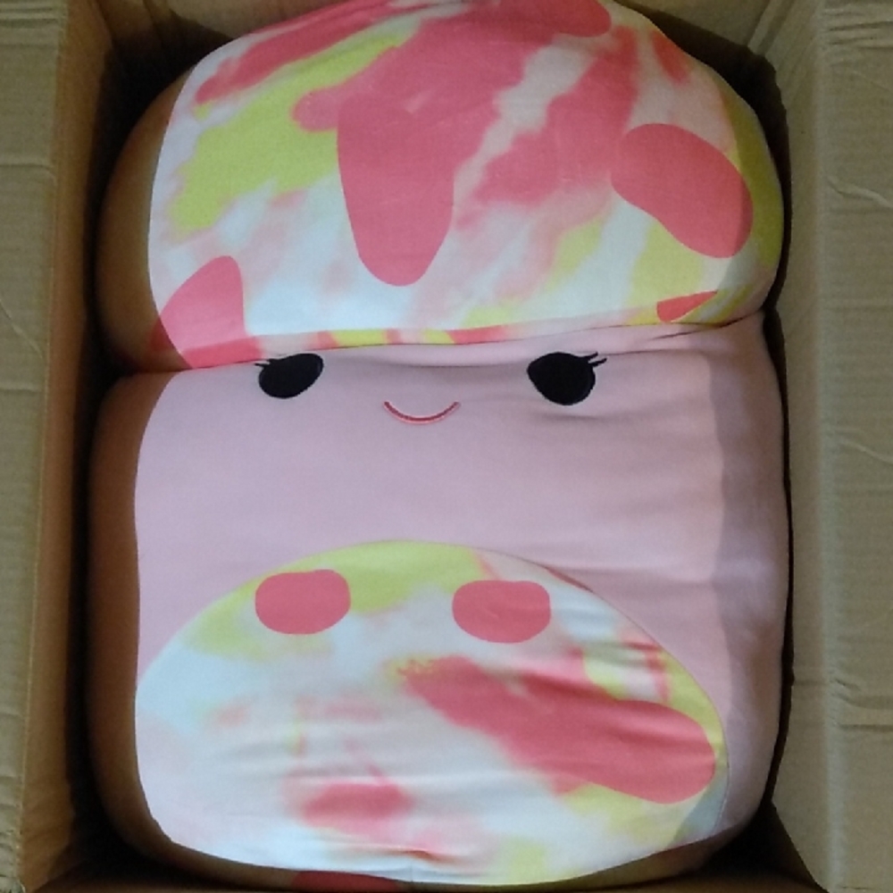 Rachel Pink and Yellow Mushroom Plush